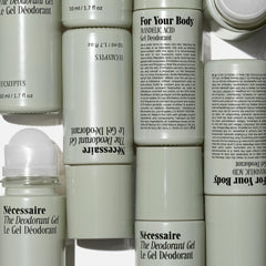 Nécessaire gel desodorante eucalipto, textura gel ligera para absorción rápida.