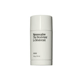 Nécessaire Hinoki deodorant packaging close-up, aluminum-free protection for daily freshness.