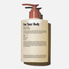 Nécessaire Olibanum foam demonstrates rich lather for gentle cleansing.