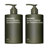 Nécessaire Rosemary Shampoo bottle highlighting strengthening gel-cream formula for hair care