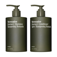 Nécessaire Rosemary Shampoo bottle highlighting strengthening gel-cream formula for hair care