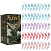 Neebol cartuchos tatuaje, 50 piezas, delineado claro y control estable.