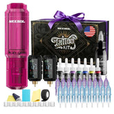 Neebol tattoo gun kit wireless setup for cord-free precision in lining and shading
