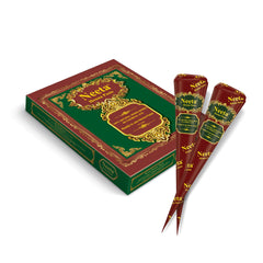 Opened Neeta henna cone ready for precise, mess-free application