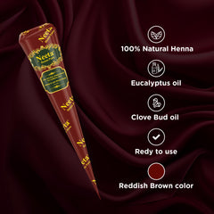 Long-lasting Neeta henna color that stays through days of wear