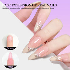 Nelrona twelve-sizes nail forms fit most natural nails.