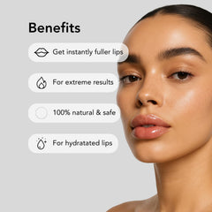 Nelux aumentador labial con brillo cristalino para un acabado deslumbrante.