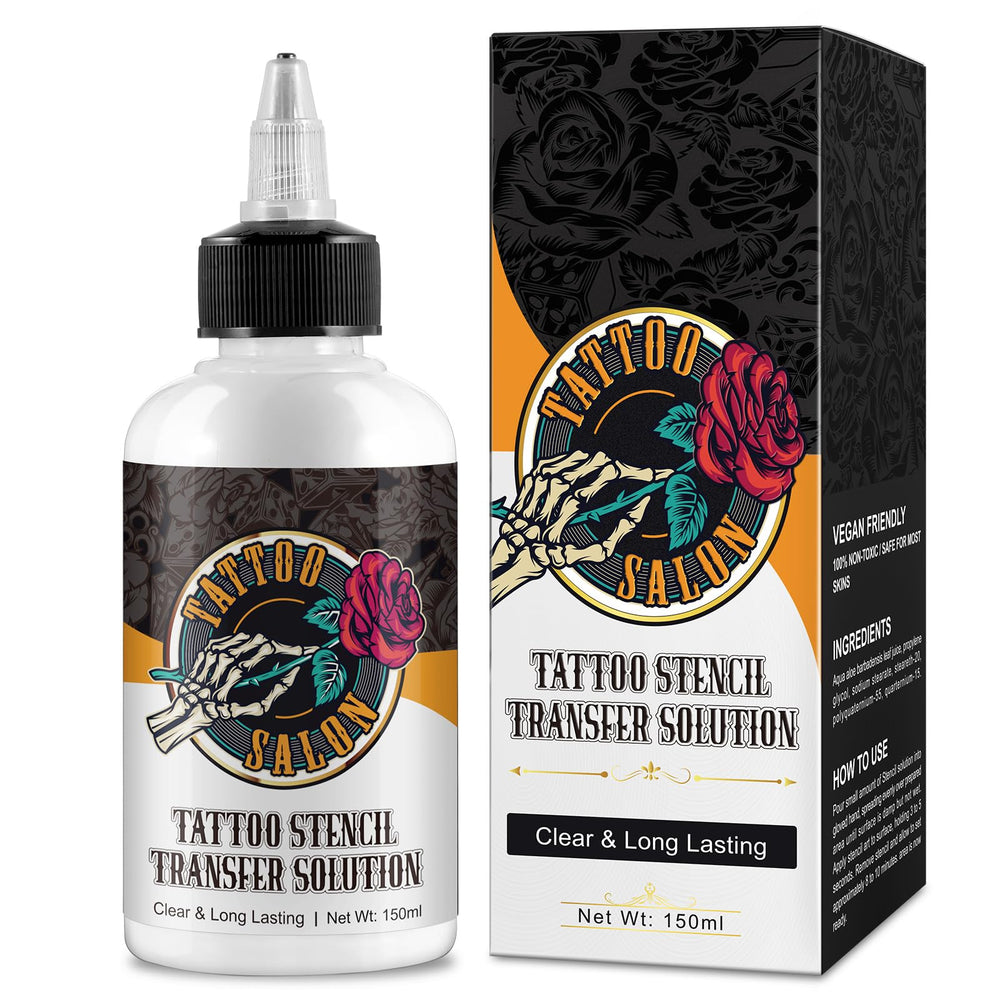NenMaoKeNu 150ml bottle for precise stencil transfer on skin.