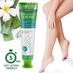 NEOMEN cream applied to underarms area for gentle results.