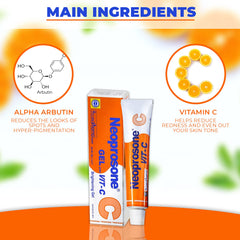 Neoprosone Gel Vitamina C para cuello, tono más equilibrado.