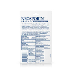 Neosporin aporta textura cremosa que facilita la aplicación nocturna en labios agrietados.