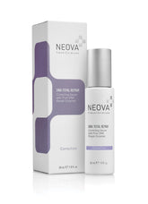 NEOVA SmartSkincare DNA Total Repair Serum bottle demonstrates texture improvement potential.