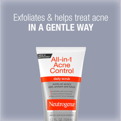 Close-up of Neutrogena scrub microbeads for gentle exfoliation