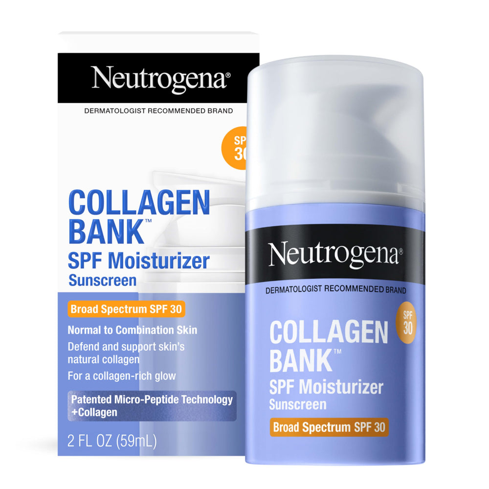 Neutrogena Collagen Bank crema SPF30, protección diaria de la piel.