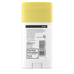 Neutrogena Barra de Zinc para niños, aplicación sin manchas y fácil de usar.