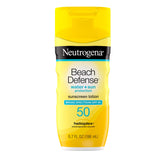 Neutrogena Beach Defense en botella, crema solar para rostro y cuerpo con protección amplia