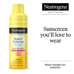 Spray ligero de Neutrogena para aplicación rápida en cara y cuerpo.