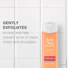 Neutrogena Body Clear foaming lather provides refreshing cleansing.
