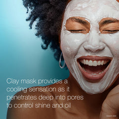 Bentonite clay action in Neutrogena Clear Pore deep cleans pores and purifies skin.