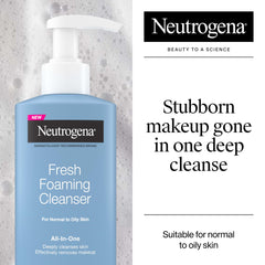 Neutrogena desmaquillante espuma quita maquillaje resistente al agua.