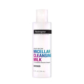 Neutrogena Leche Micelar Desmaquillante en botella, elimina maquillaje sin resecar.