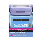 Neutrogena Día y Noche: toallitas desmaquillantes para rostro y ojos, eliminan maquillaje.
