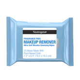 Neutrogena fragrance-free wipes pack front for fragrance-free cleansing on the go.