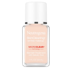 Neutrogena fundación líquida tono marfil natural, cobertura natural y control de brillos.