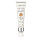 Neutrogena Healthy Skin Anti-Aging Perfector, tubo, color suave y protección SPF 20.