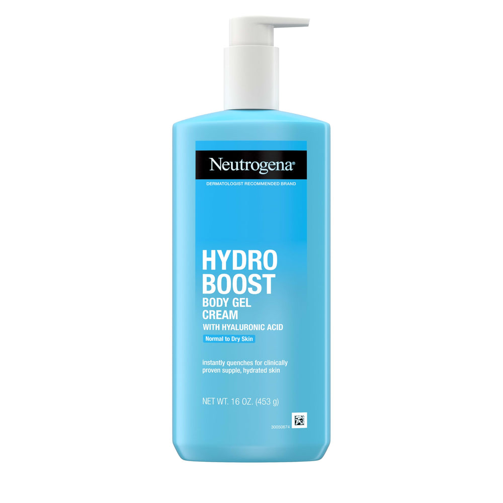 Neutrogena Hydro Boost: bote vertido, textura ligera para hidratación diaria.