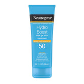 Neutrogena Hydro Boost gel-agua en botella con SPF 50 para uso diario y piel hidratada