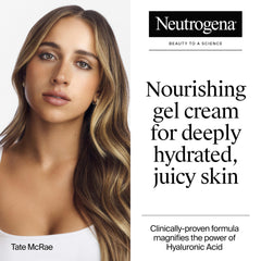 Textura gel ligero de Neutrogena Hydro Boost, absorción rápida y sensación fresca.