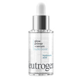 Neutrogena Hydro Boost Glow Booster en bote 1oz ofrece hidratación instantánea y piel radiante.