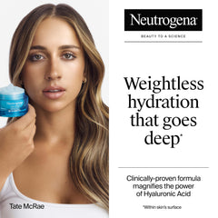 Neutrogena Hydro Boost hialurónico: ingrediente clave para retener agua.