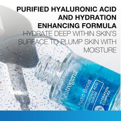 Aplicación rápida del serum Neutrogena, piel fresca y suave.