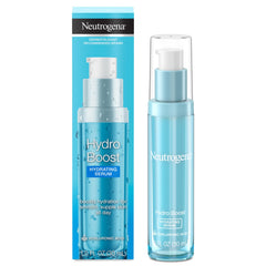 Neutrogena Hydro Boost serum bottle front view showing hydrating formula.