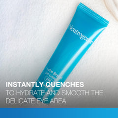Neutrogena Hydro Boost gel-crema para ojos, textura ligera que se absorbe rápido.