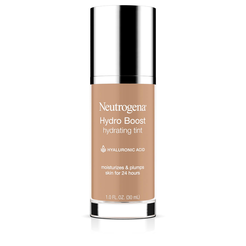 Neutrogena Hydro Boost tinte en botella, hidratación para piel seca.