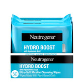 Neutrogena Hydro Boost: toallitas micelares ultrassuaves desmaquillantes sin enjuague