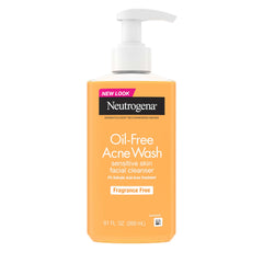 Neutrogena Limpiador acne sin fragancia, limpieza profunda en poros.