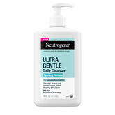 Neutrogena Ultra Suave limpiador en botella con bomba para piel sensible.