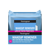 Neutrogena makeup remover wipes micellar for all skin types, easy makeup removal.