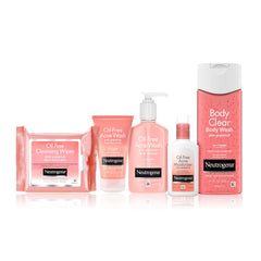 Neutrogena water-based formula texture highlights lightweight, non-greasy feel