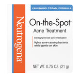 Neutrogena On-The-Spot tube closeup, gentle, fast-acting pimple treatment.