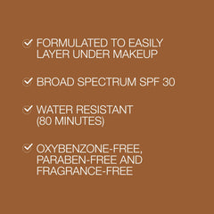 Neutrogena Purescreen+ minerales y vitamina E para nutrir la piel.