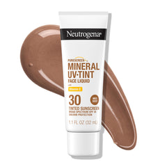 Neutrogena Purescreen+ protector solar tintado en botella para uso diario.