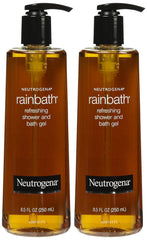 Neutrogena Rainbath Original Formula bottle pour inviting a refreshing shower experience