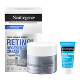 Neutrogena Rapid Wrinkle Repair cream jar, fragrance-free formula for sensitive skin.