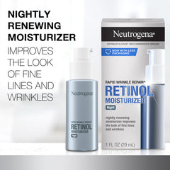 Close-up texture of Neutrogena cream on skin after nightly use.