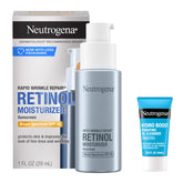Neutrogena Rapid Wrinkle Repair retinol face cream bottle, ready to hydrate and protect.